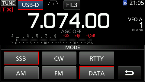 Icom usb audio codec