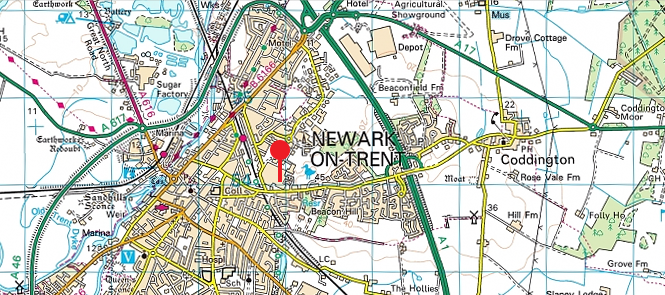 M0NWK amateur radio station QTH - Newark on Trent